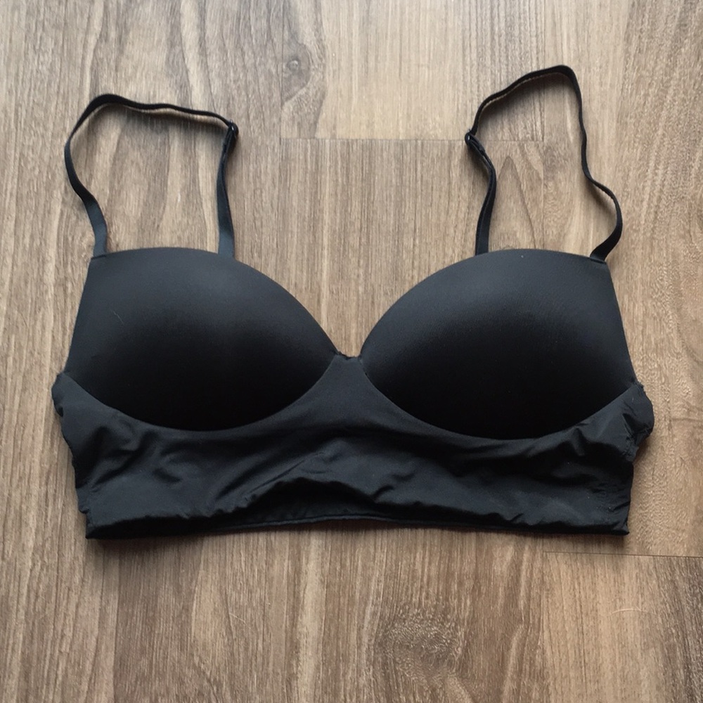 Victoria Secret Black padded demi bra